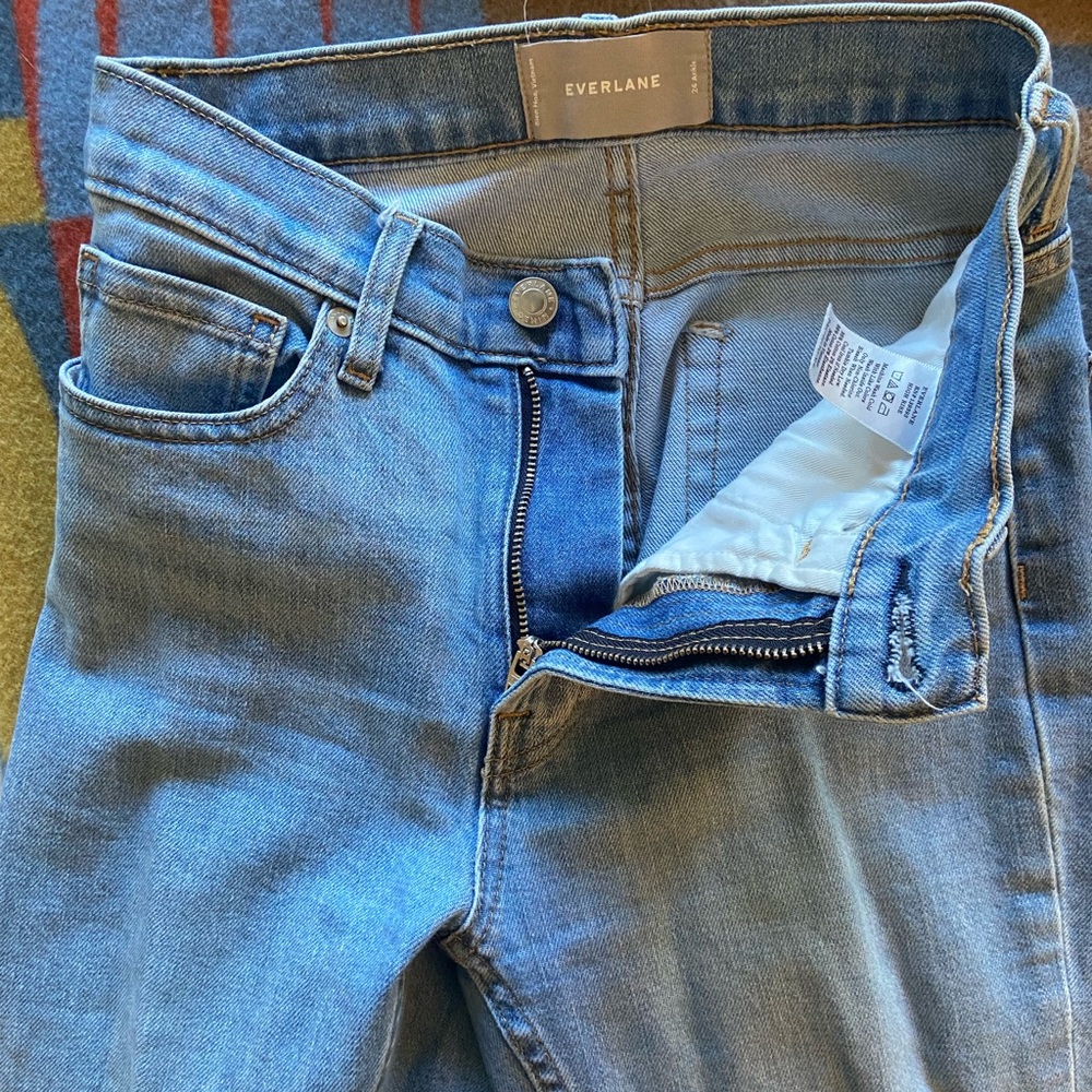 Everlane skinny ankle crop jeans